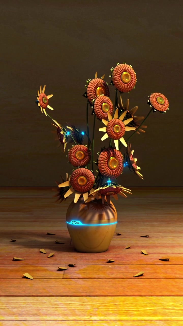 Sunflower Robot — Front